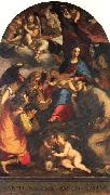 Paggi, Giovanni Battista Madonna and Child with Saints and the Archangel Raphael china oil painting reproduction